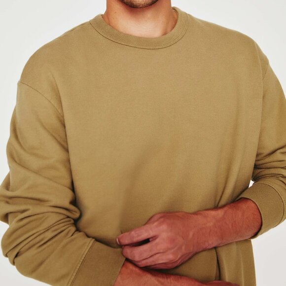 BNWT MEN’S ADRIANO GOLDSCHMIED AG JEANS ARC CREW NECK SWEATSHIRT US MEDIUM (M) - Picture 2 of 11